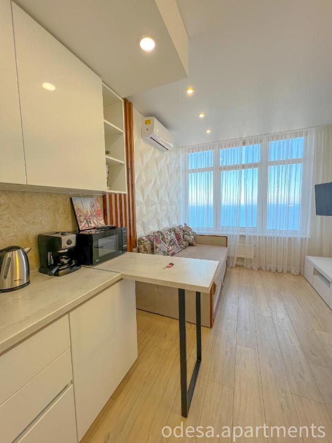 Апартаменты Одесса Аркадия прямой вид на море 44 Жемчужина SeaView Экстерьер фото