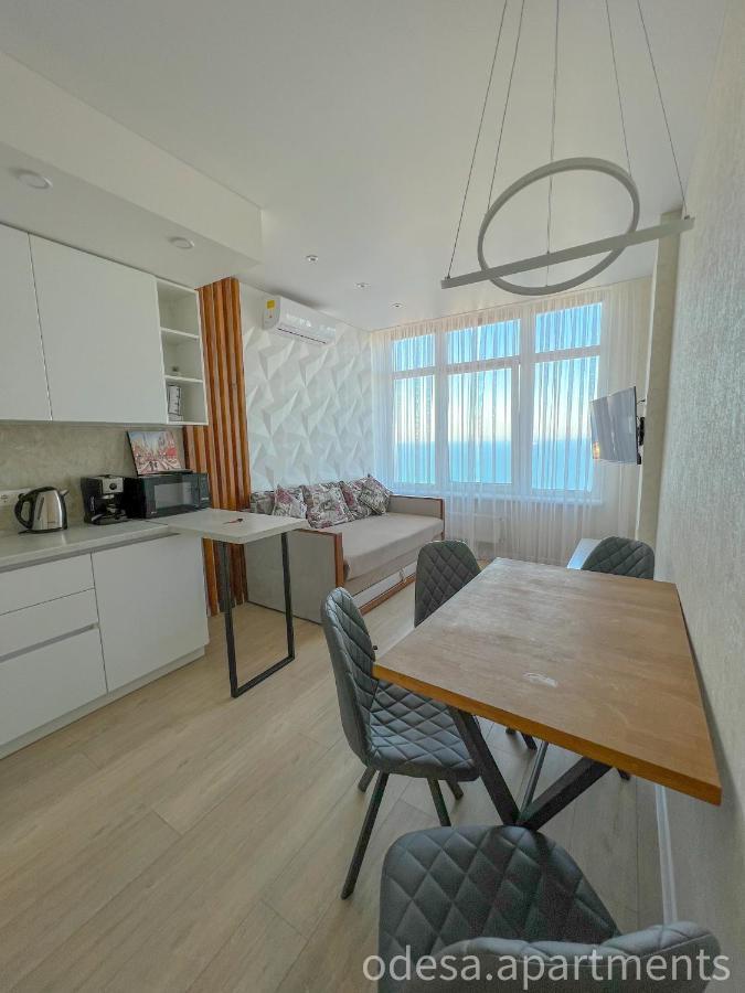 Апартаменты Одесса Аркадия прямой вид на море 44 Жемчужина SeaView Экстерьер фото